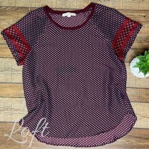 (Sold) LOFT Ann Taylor Fashion Blouse Size MP